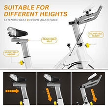 
                        
                          將圖片載入圖庫檢視器 HONRISE Indoor Exercise Bike, Shock-absorbing Cycling Bike, with LCD Display, Speed Adjustment, Seat Cushion, Ipad Mount - JOY2ESpree
                        
                      