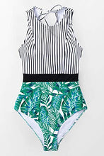 
                        
                          將圖片載入圖庫檢視器 CUPSHE Women's Striped Leafy One Piece Swimsuit
                        
                      