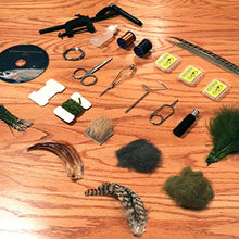 
                        
                          Load image into Gallery viewer, Scientific Anglers Deluxe Fly Tying Kit with Vise, Materials, Tools, Hooks, and Instructional DVD in Travel Case
                        
                      