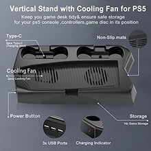 
                        
                          Muat gambar ke penampil Galeri, PS5 Stand with Cooling Fan and Dual Controller Charger Station - JOY2ESpree
                        
                      