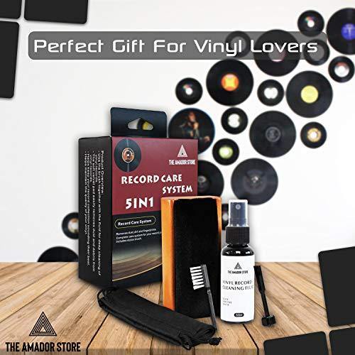 The Amador’s Store Vinyl Record Cleaning Kit-5 in 1 Vinyl LP Record Cleaning Solution - JOY2ESpree