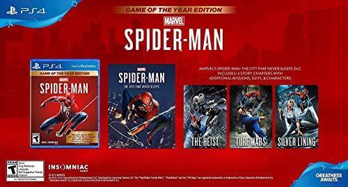 Holiday PlayStation 4 Bundle: Only On PlayStation Bundle + Marvel's Spider-Man: Game of The Year Edition - JOY2ESpree