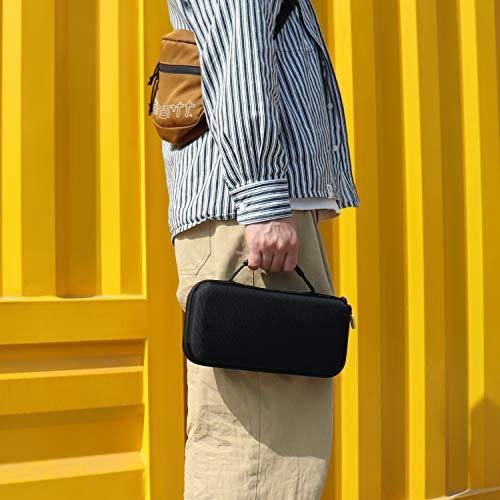 innotte Portable Carrying Case for Nintendo Switch, Travel Carry Case Storage, Built-in Stand, Strong Protective Carry Case with Handle, Black - JOY2ESpree