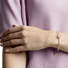 
                        
                          गैलरी व्यूवर में इमेज लोड करें, Swarovski Sparkling Dance North Women's Bangle Bracelet with Clear Swarovski Crystals and Matching Pavé on a Rose-Gold Tone Plated Setting - JOY2ESpree
                        
                      