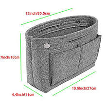 
                        
                          將圖片載入圖庫檢視器 TOPHOME Insert Handbag Organizer Bag in Bag Cosmetic Storage Makeup Bag Organizers Felt Container Organizer Storage Organizing Home Girl Handbag Grey
                        
                      