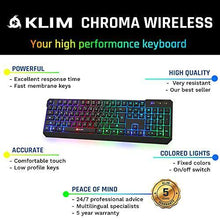
                        
                          गैलरी व्यूवर में इमेज लोड करें, KLIM Chroma Rechargeable Wireless Gaming Keyboard + Slim, Durable, Ergonomic - JOY2ESpree
                        
                      