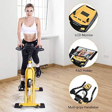 
                        
                          Muat gambar ke penampil Galeri, MaxKare Stationary Bike Belt Drive Indoor Cycling Bike 44lbs Flywheel &amp; Pulse Sensor/LCD Monitor/Ipad Mount Exercise Bike - JOY2ESpree
                        
                      