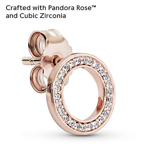 Pandora Jewelry Forever Pandora Cubic Zirconia Earrings in Pandora Rose - JOY2ESpree