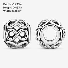 
                        
                          Load image into Gallery viewer, Pandora Jewelry Infinite Shine Sterling Silver Charm - JOY2ESpree
                        
                      