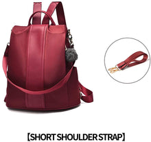 
                        
                          Load image into Gallery viewer, Women Backpack Purse Waterproof Nylon Anti-theft Rucksack Lightweight Shoulder Bag
                        
                      