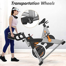 
                        
                          गैलरी व्यूवर में इमेज लोड करें, cycool Exercise Bike Indoor Stationary Cycling Bike with Comfortable Seat Cushion &amp; LCD Monitor for Home Workout Bike Training - JOY2ESpree
                        
                      