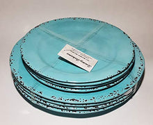 
                        
                          將圖片載入圖庫檢視器 Tommy Bahama Rustic Crackle Dinner Plates &amp; Salad Plates 8pc Set 100% Melamine Indoor Outdoor Dishwasher Safe Shatterproof Kitchen
                        
                      