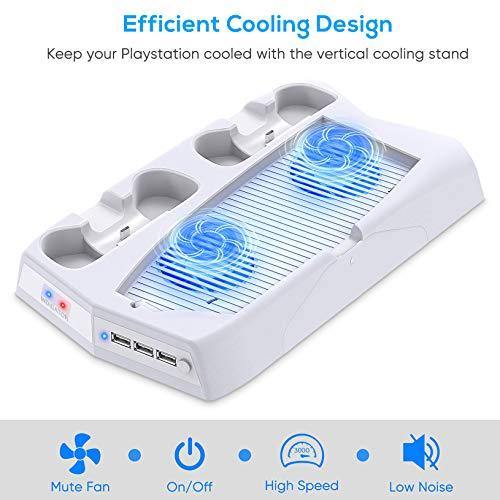 Vertical Stand with Cooling Fan for PS5 Console and Playstation 5 Digital Edition - JOY2ESpree