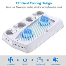 
                        
                          Load image into Gallery viewer, Vertical Stand with Cooling Fan for PS5 Console and Playstation 5 Digital Edition - JOY2ESpree
                        
                      