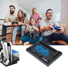 
                        
                          Load image into Gallery viewer, OFUN PS5 Console PlayStation 5 Charging Stand with 2 Cooling Fan - JOY2ESpree
                        
                      