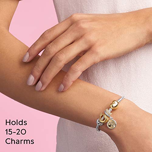 Pandora Jewelry Moments Heart Clasp Snake Chain Pandora Shine and Sterling Silver Bracelet - JOY2ESpree