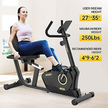 
                        
                          將圖片載入圖庫檢視器 pooboo Recumbent Exercise Bike, Magnetic Cycling Bike Stationary Indoor Exercise Bike - JOY2ESpree
                        
                      