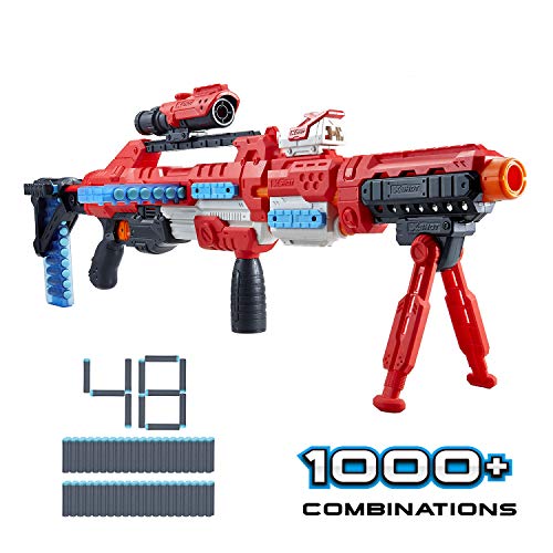 XShot Excel Regenerator Foam Dart Blaster with Over 1, 000 Unique Combinations! (48 Darts) by Zuru, Multicolor, 36351