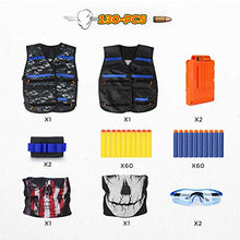 
                        
                          將圖片載入圖庫檢視器 Kids Tactical Vest Kit for Nerf Guns Series with Refill Darts,Dart Pouch, Reload Clips, Tactical Mask, Wrist Band and Protective Glasses,Nerf Vest Toys for 4 5 6 7 8 9 10 11 12 Year Boys(2 Pack)
                        
                      