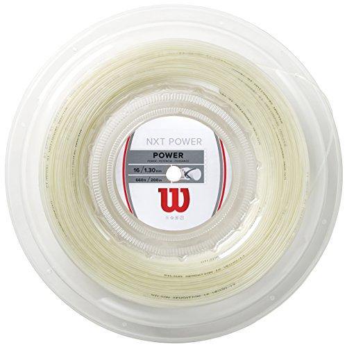 Wilson Sporting Goods NXT Power 16 200M Reel Tennis String, Natural, One Size - JOY2ESpree