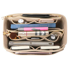 
                        
                          画像をギャラリービューアに読み込む, APSOONSELL Felt Purse Organizer Insert with Card Case, Tote Handbag Organizer Bag Insert with Zipper
                        
                      