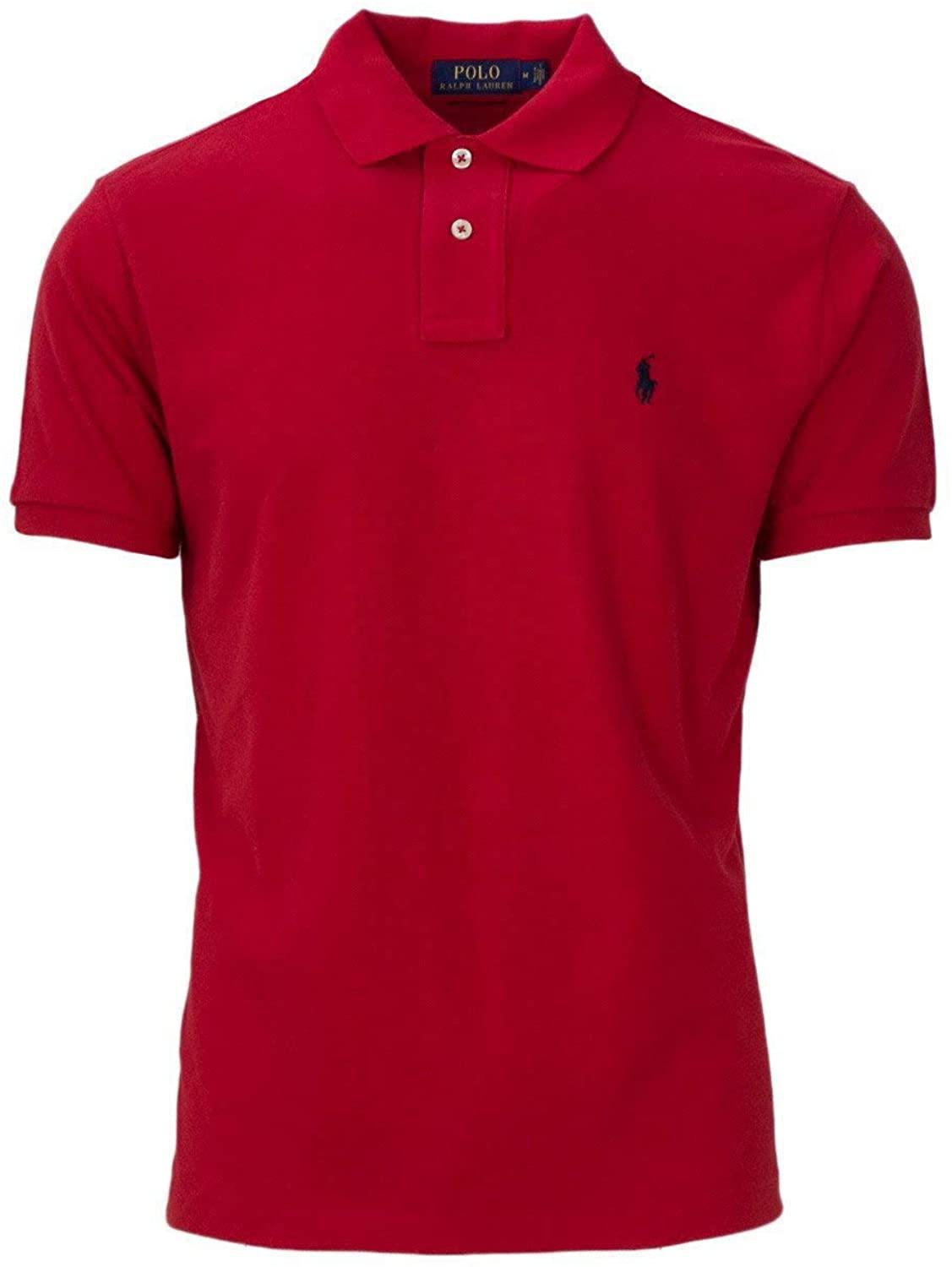 Polo RL Men's Custom Slim Fit Mesh Pony Shirt