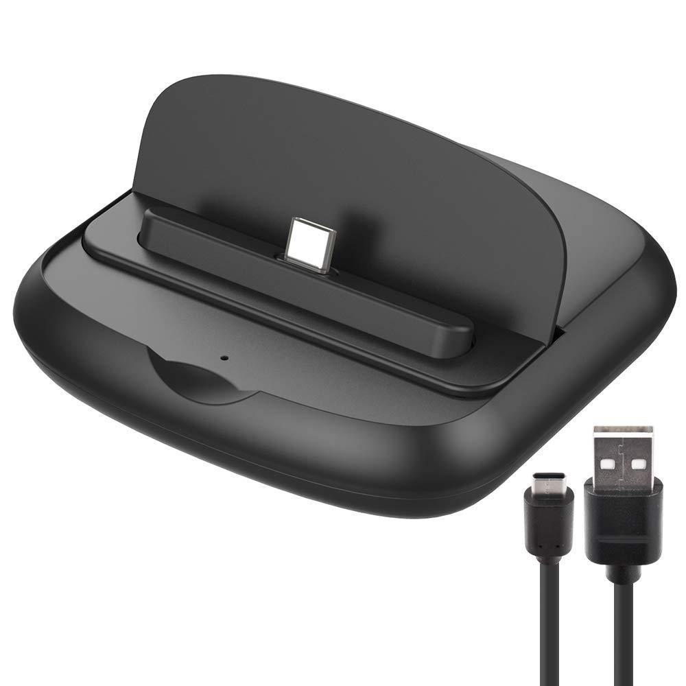 Ravol Charging Stand for Nintendo Switch, Fodable Mini Charging Display Dock Station with USB Type C Port (Adapter Not Included) - JOY2ESpree
