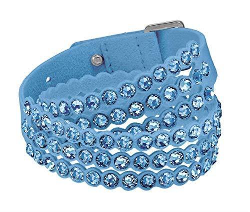Swarovski POWER COLLECTION SLAKE Bracelet, Light Blue - 5523043 - JOY2ESpree