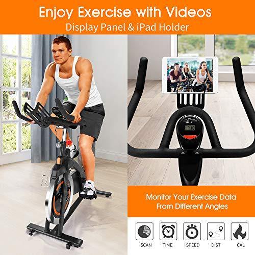 FXW Magnetic Resistance Indoor Spin Bike Cycling Stationary Exercise Bikes - JOY2ESpree