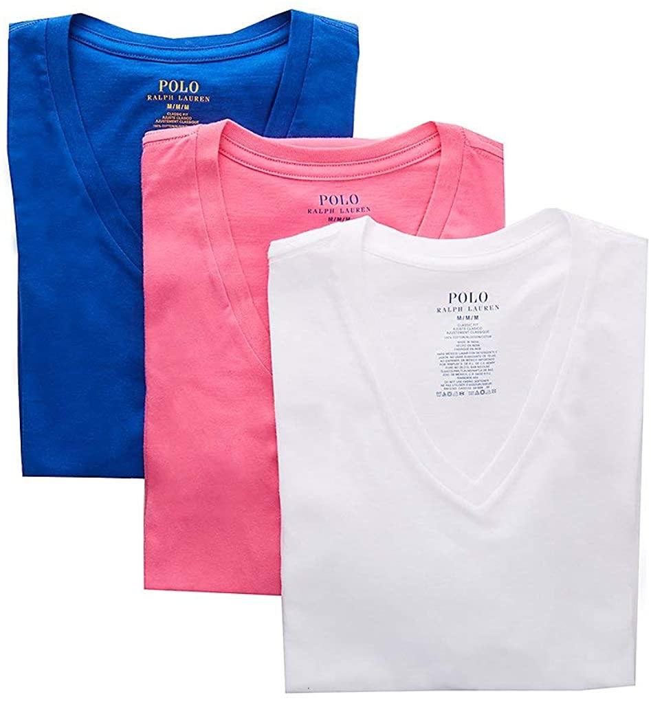 Polo Ralph Lauren Men's Classic Fit w/Wicking 3-Pack V-Necks