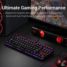 
                        
                          Muat gambar ke penampil Galeri, Redragon K552 Mechanical Gaming Keyboard RGB LED Rainbow Backlit Wired Keyboard with Red Switches for Windows Gaming PC (87 Keys, Black) - JOY2ESpree
                        
                      