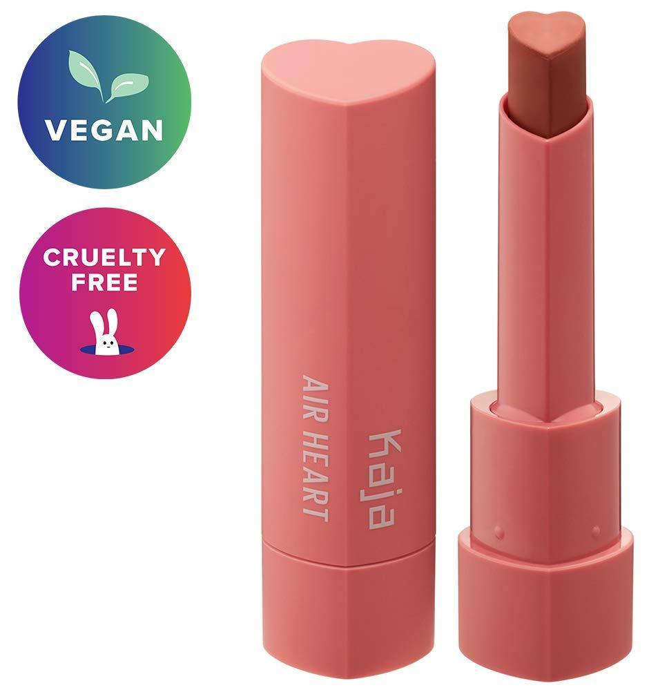 KAJA Air Heart | Lightweight Natural Finish Lipstick | 07 Lover - mauvy brown