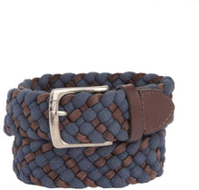 
                        
                          Load image into Gallery viewer, Tommy Bahama Men's Two-Tone Stretch Braided Web Belt
                        
                      