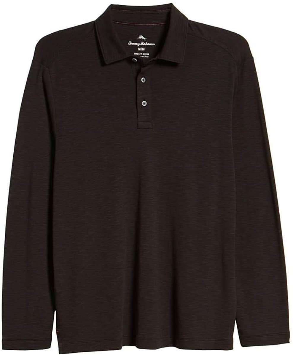Tommy Bahama Mens Tencel Blend Heathered Polo Shirt - JOY2ESpree