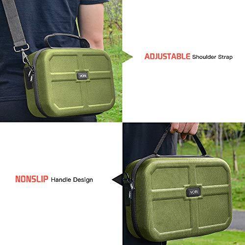 Carrying Case for Nintendo Switch, VORI Travel Games Storage Bag for Nintendo Switch Console & Accessories, Army Green - JOY2ESpree
