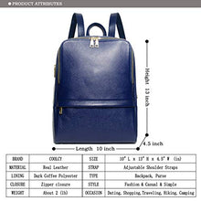 
                        
                          画像をギャラリービューアに読み込む, Coolcy Hot Style Women Real Genuine Leather Backpack Fashion Bag
                        
                      