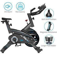 
                        
                          गैलरी व्यूवर में इमेज लोड करें, pooboo Exercise Bike, Indoor Cycling Bike Stationary Belt Drive - JOY2ESpree
                        
                      