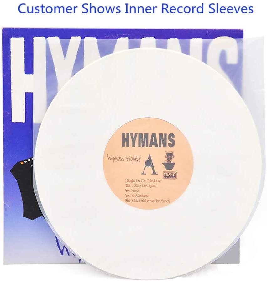 Kiseki 12" LP Vinly Record Inner Sleeves Album Covers for LP Collection with The Proper Protection (50pcs) - JOY2ESpree