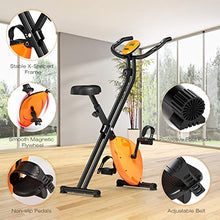 
                        
                          Cargar imagen en el visor de la galería, GYMAX Folding Stationary Bike, Stationary Upright Bike with LCD Monitor - JOY2ESpree
                        
                      