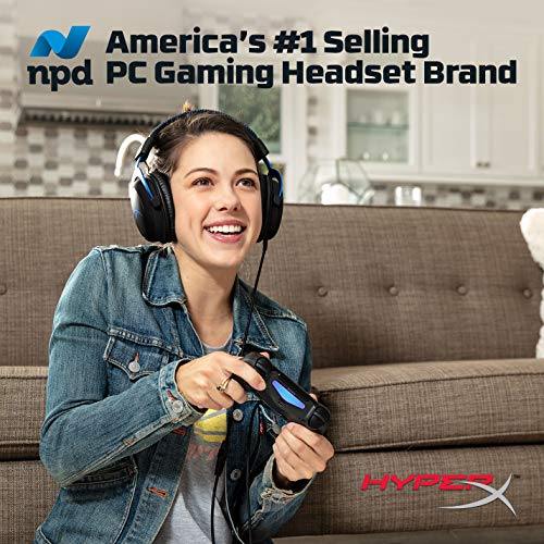 HyperX Cloud - Official PlayStation Licensed Gaming Headset for PS4 and PS5 with In-Line Audio Control - JOY2ESpree