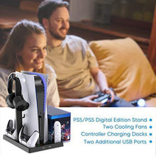 
                        
                          Cargar imagen en el visor de la galería, Cooling Fan Stand for Playstation 5 Console and Playstation 5 Digital Edition - JOY2ESpree
                        
                      