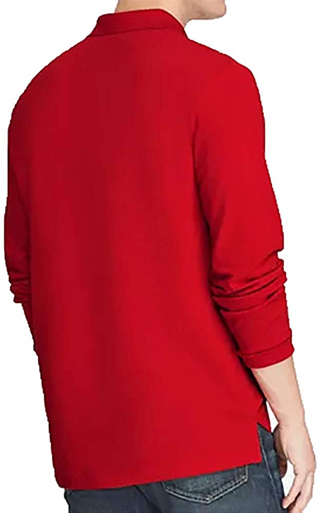 POLO RALPH LAUREN Men's Long Sleeve Mesh Polo Shirt