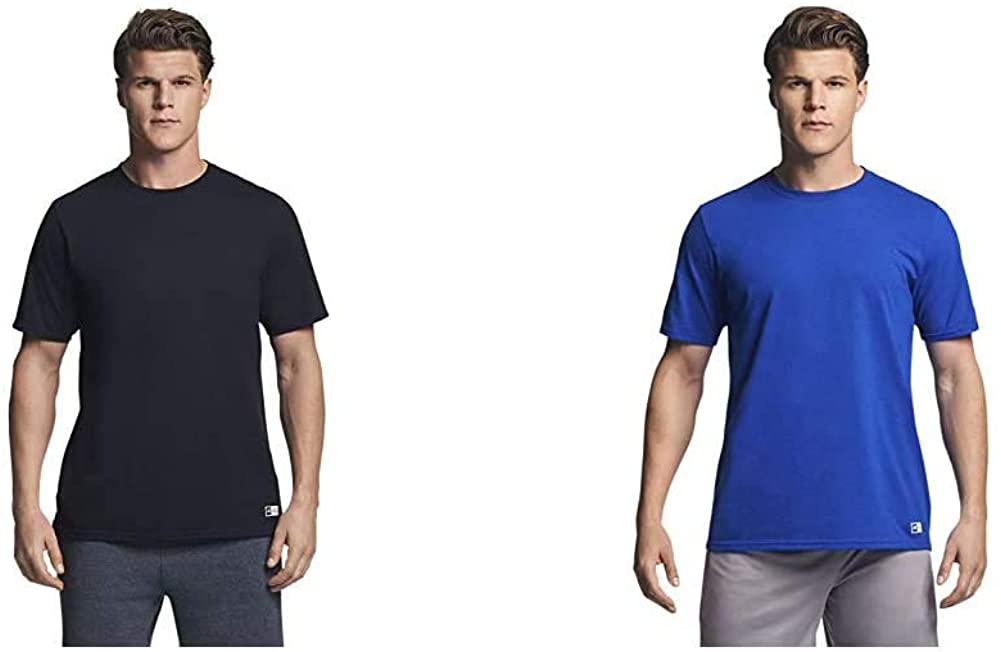 Russell Athletic Men's Cotton Performance Short Sleeve T-Shirt