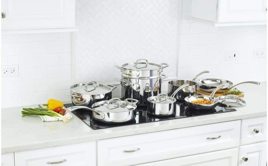 Cuisinart French Classic Tri-Ply Stainless 10-Piece Cookware Set - JOY2ESpree