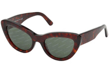 
                        
                          Load image into Gallery viewer, Sunglasses Balenciaga BA 0129 54N Red Havana/Green
                        
                      