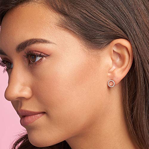 Pandora Jewelry Forever Pandora Cubic Zirconia Earrings in Pandora Rose - JOY2ESpree