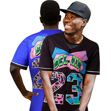 
                        
                          Muat gambar ke penampil Galeri, MOLPE 90s Hip Hop Clothing for Men and Women, Unisex Bel Air 23 Baseball Jersey, Mens Printed Urban Shirts for Party
                        
                      