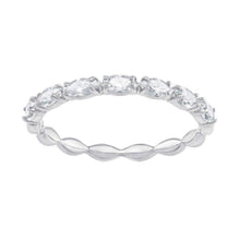 
                        
                          画像をギャラリービューアに読み込む, Swarovski Crystal Vittore Marquise Rhodium Plated Stackable Ring - Size 6.5 - JOY2ESpree
                        
                      