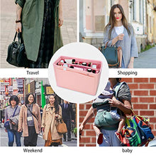 
                        
                          Load image into Gallery viewer, MA STRAP Purse Organizer with Detachable Zipper Pouch Multipurpose Felt Insert Bag Fit Speedy Neverfull Longchamp Tote
                        
                      
