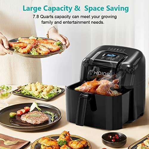 KOIOS Air Fryer, Electric Hot Airfryers Oven / XXL 7.8 QT Large Air Fryer Dehydrator - JOY2ESpree